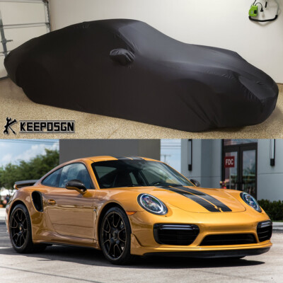 For Porsche 911 2000-2023 Full Car Cover Satin Stretch Scratch Dustproof Indoor
