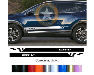 2 X UNTERBODENSTREIFEN FÜR HONDA CRV SUV 4x4 4WD AUFKLEBER STICKER BD579-16
