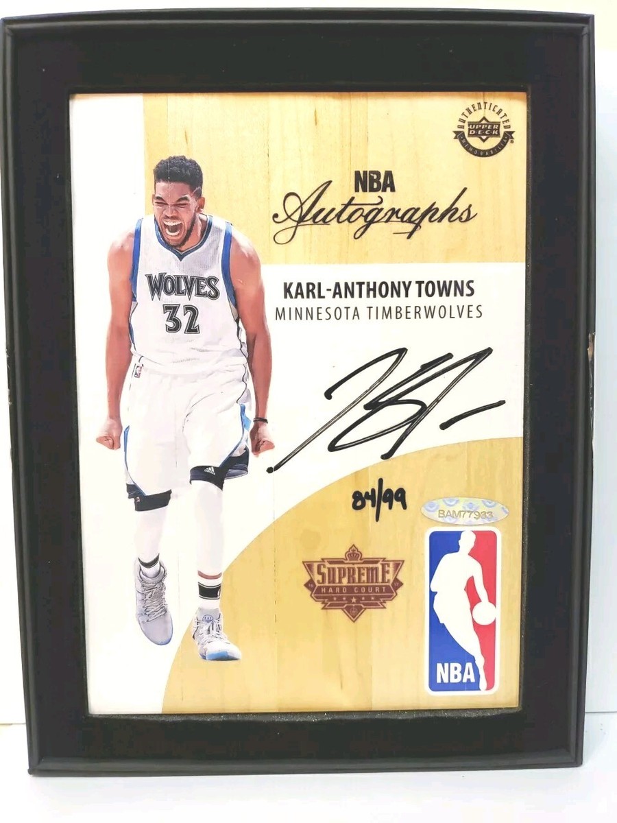 2016-17 Upper Deck Supreme Hard Court Karl Anthony Towns /99 