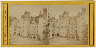 Tirage Albuminé Original De La Gare De Compiègne - Circa 1880 - Format 16x19,5 Cm - Réf. MO7330