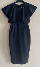 Asos midi dress size 4 navy 