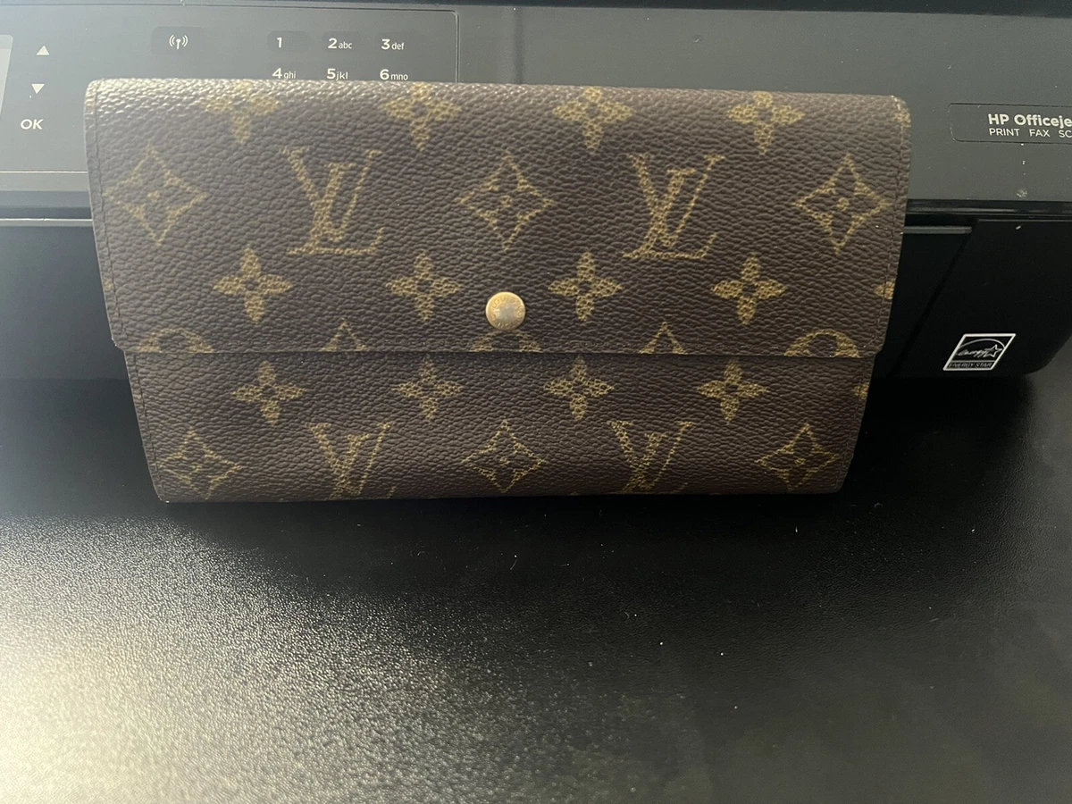 Louis Vuitton Sarah Wallet Monogram Credit Long Wallet (M61725)