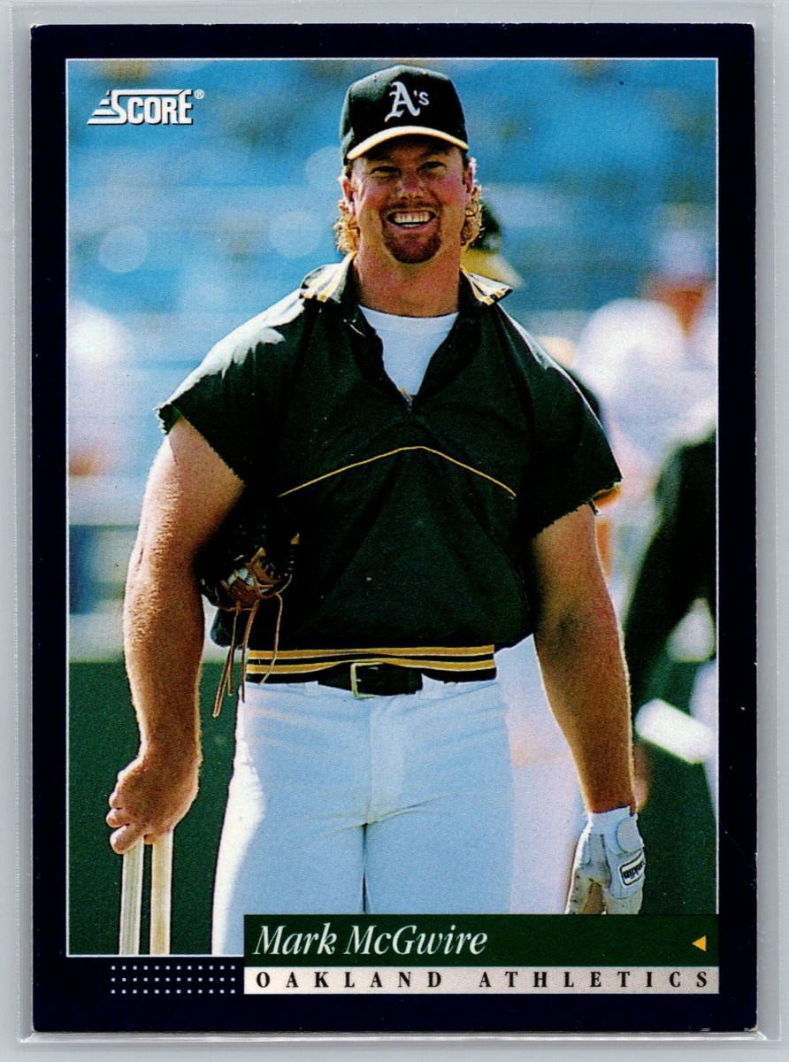 Mark McGwire マグワイヤOakland Athletics Mark McGwire 1994 Score BASEBALL #550 Oakland Athletics | eBay