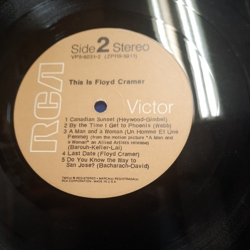 Floyd Cramer 2LP This Is Double Elvis Pianist RCA VPS-6031 2 1970 VG + - Picture 8 of 13