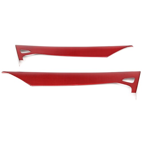 Red Real Carbon Fiber Full Interior Set Decor Cover Trim Kit for Corvette C8 20+ - Picture 38 of 444