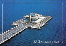 Postcard St. Petersburg (Florida), The Pier - Aerial View (1)