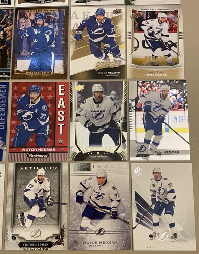 Victor Hedman 🏒 Tampa Bay Lightning ⚡️ Hockey Cards 🏒 21 Card Lot 🏒2012-2019 - Imagen 5 de 12