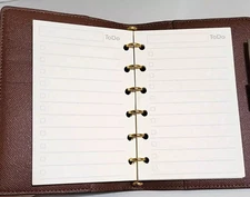 fits Louis Vuitton PM Small LV Agenda: 60 Pages TO-DO Refill Paper