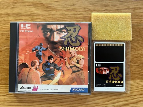 Shinobi JPN PC Engine SuperGrafx Turbo Duo GT Sega Arcade Classic! - Picture 2 of 21