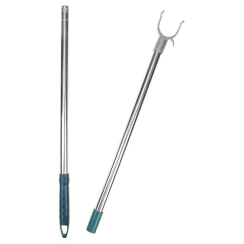 Clothesline Pole Long Reach Pole Closet Pole Balcony Clothing Garment Pole Hook - Picture 5 of 12