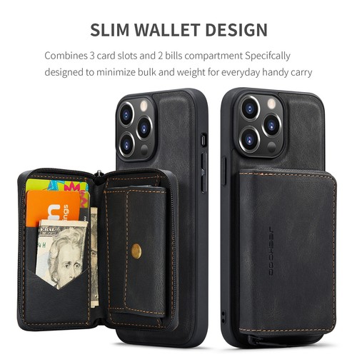 For Google Pixel 8 Pro 7/7a 6a Pro 5a Luxury Leather Zipper Wallet Leather Case - Picture 12 of 40