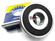 TOPROL 6204-5/8-2RS DEEP GROOVE BALL BEARING, RUBBER SEALED 5/8"x47x14 mm