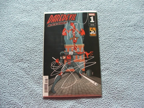 Marvel Comics Daredevil Black Armor Issue 1 (2023) Howard the Duck Cover