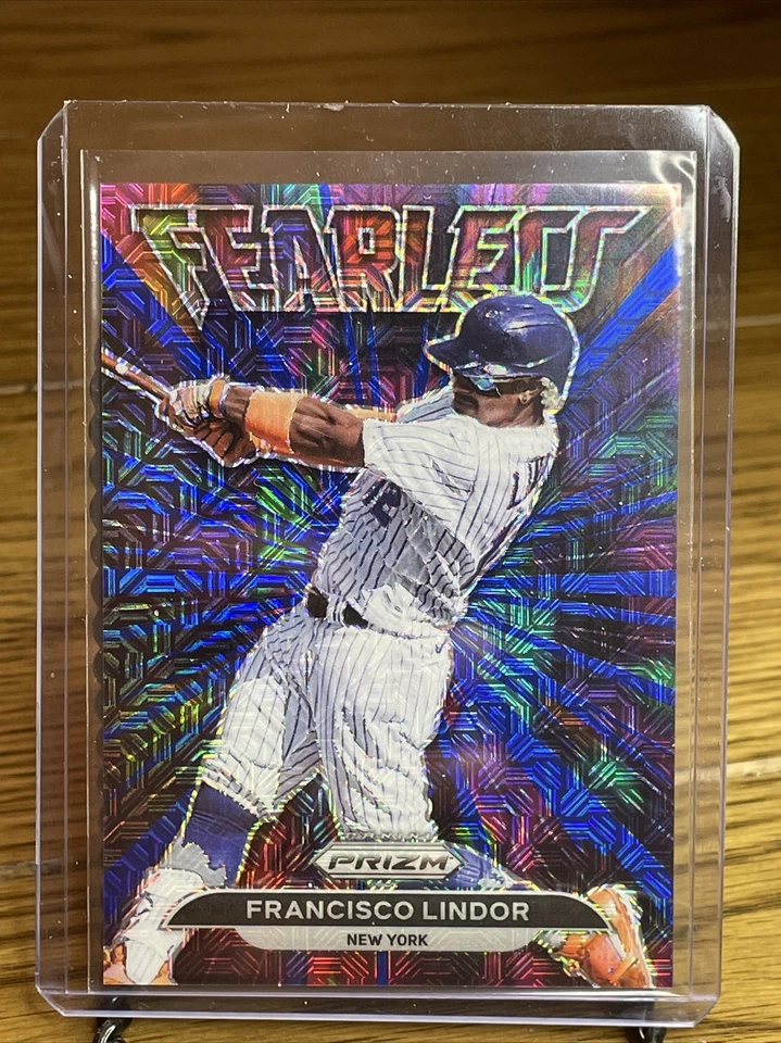 2022 Panini Prizm Fearless Francisco Lindor Insert /199 - Image 2 of 4