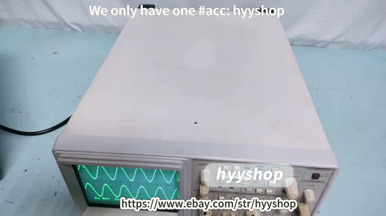 Hitachi V-1565 oscilloscope 100MHz dual channel /hyy/ - Image 2 of 2