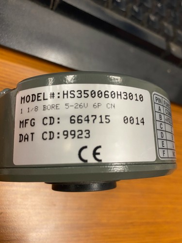 👀 NEW DYNAPAR INCREMENTAL ENCODER 1-1/8" BORE 5-26 VDC FLEX MOUNT HS350060H3010 - Picture 7 of 10