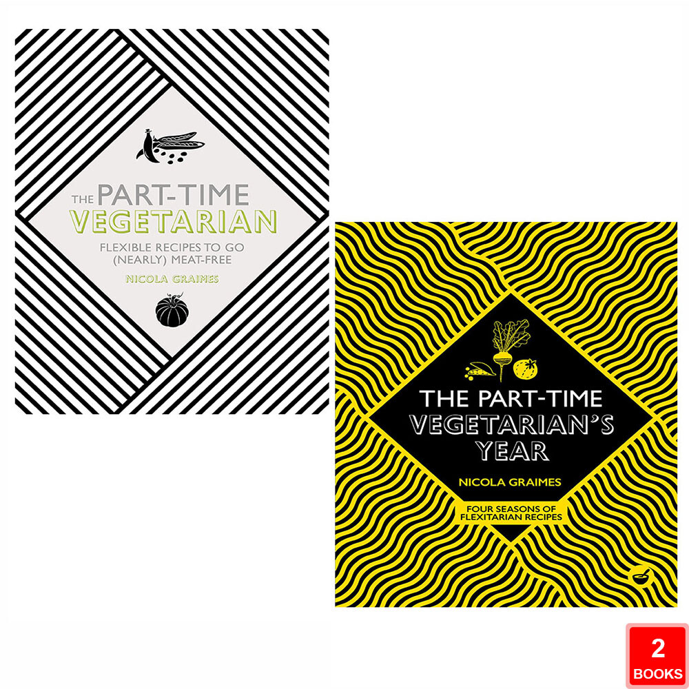 Nicola Graimes 2 Books Collection Set Part-Time Vegetarian, Vegetarian's Year