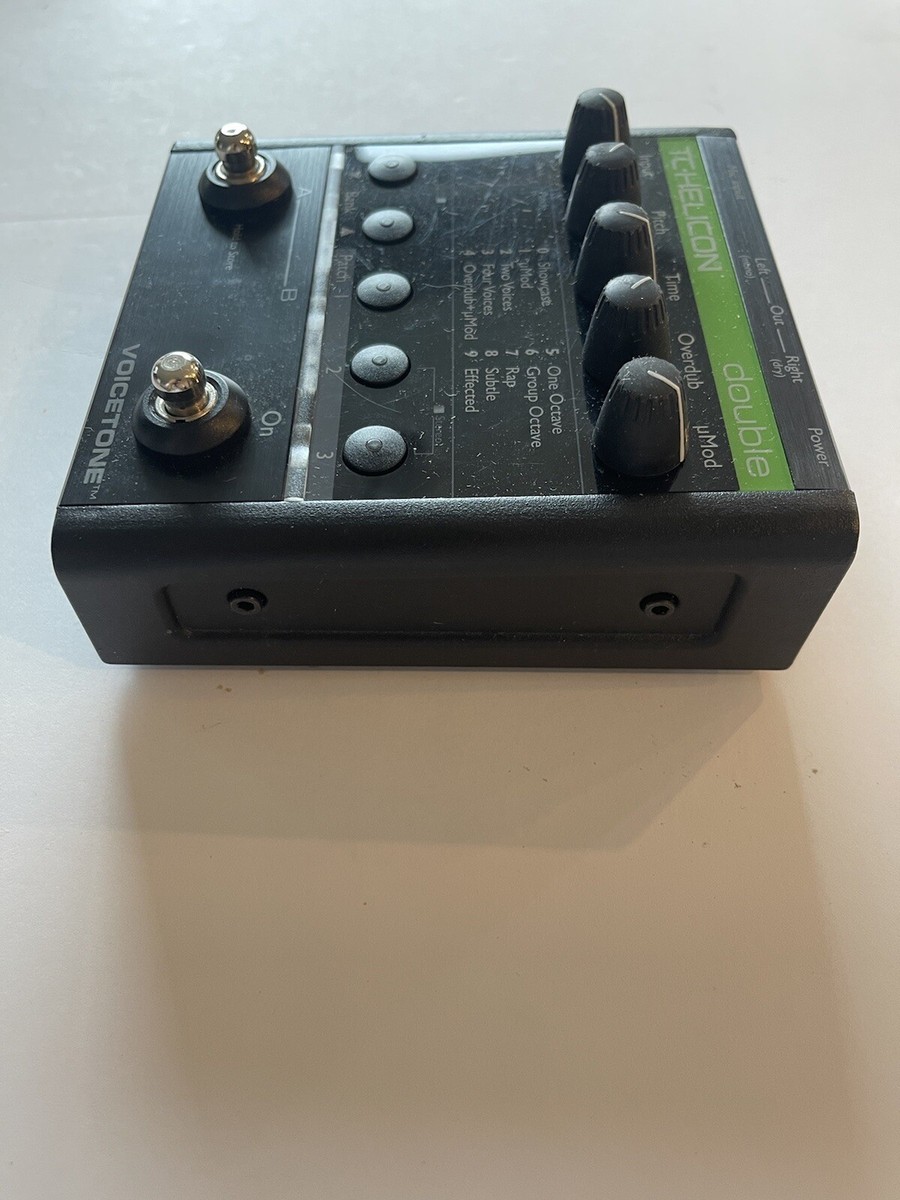 TC Helicon Voicetone Double Doubler Overdubbing Vocal Effect