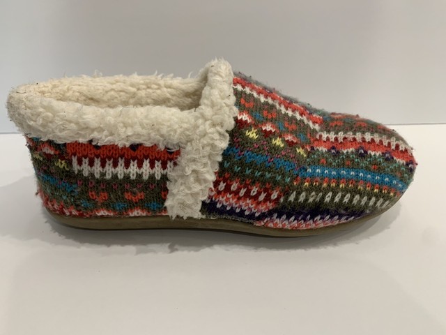 toms fair isle slippers