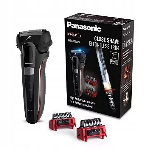 Afeitadora para hombre Panasonic ES-LL41-K 3 en 1 híbrida recortadora seca húmeda afeitadora inalámbrica - Imagen 1 de 17