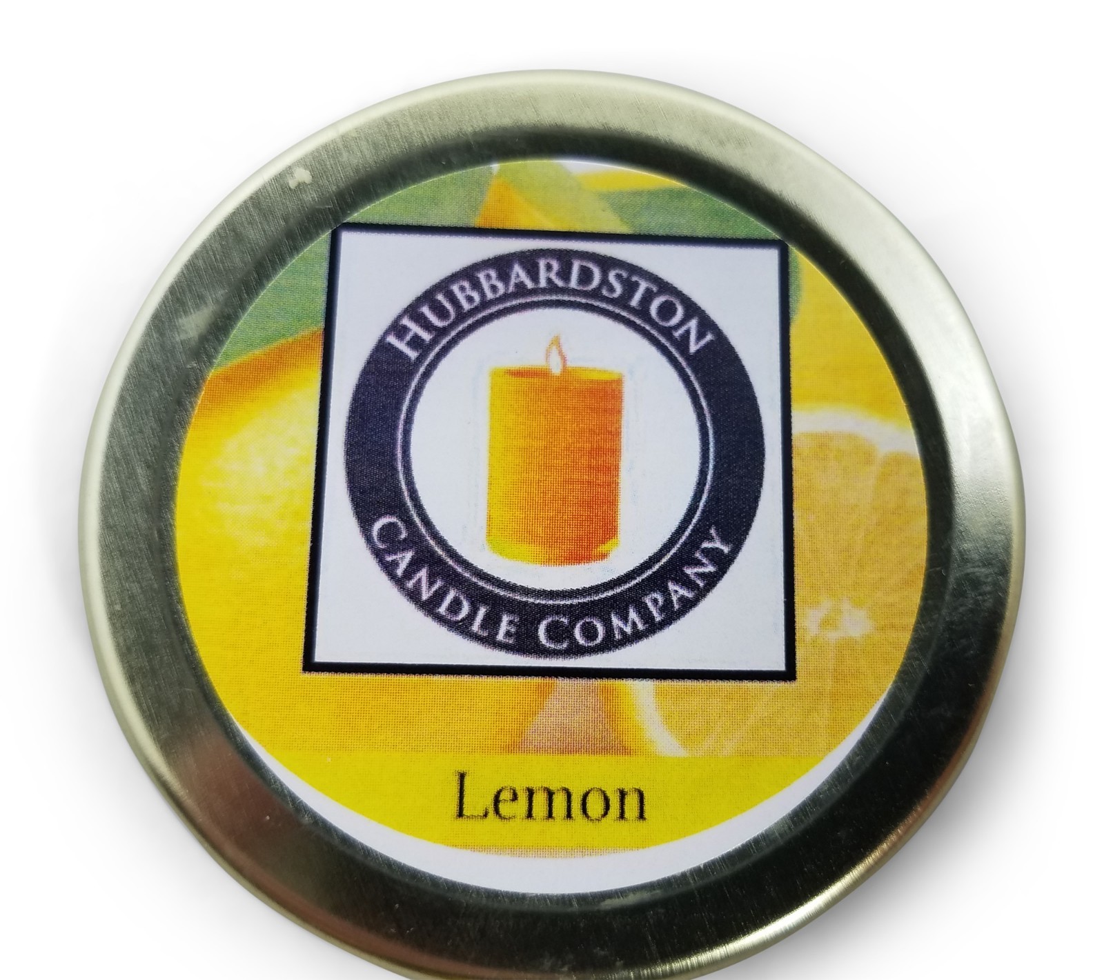 Lemon Scented 100 Percent  Beeswax Jar Candle, 12 oz 