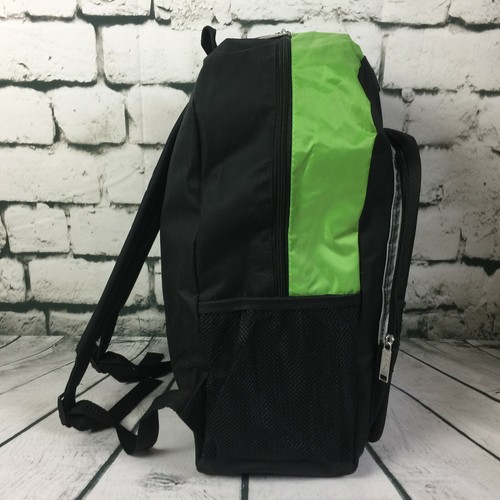 School Backpack 16" ProSport CHOICE Lime Green or Midnight Blue Travel Tote Bag - Picture 4 of 20