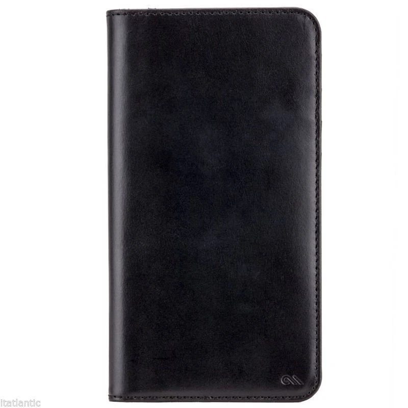 GENUINE CASEMATE GALAXY NOTE 7 LEATHER WALLET FOLIO CASE COVER | BLACK - Image 2 of 4