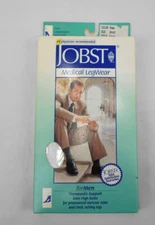JOBST Medical firm Legwear Men's Knee High Socks 20-30 mmHg  Khaki  small
