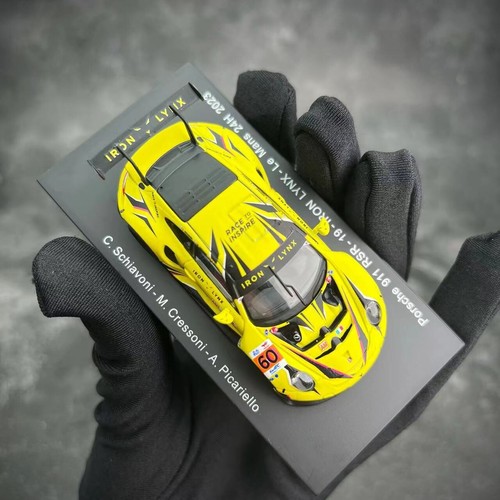 Spark 1/64 Porsche 911 RSR-19 Iron Lynx Team #60 2023 Le Mans Car Model Y308 - Picture 1 of 10