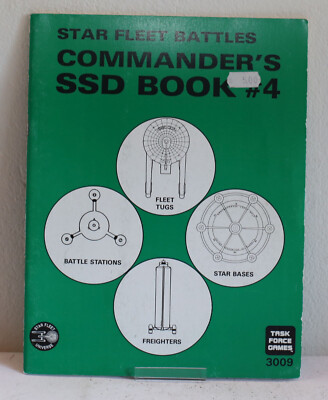 Star Trek - Star Fleet - Commanders SSD Book #4- Task Force Games