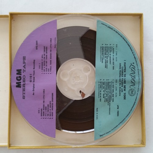 GIGI & I HAPPEN TO LIKE NEW YORK Soundtracks Reel To Reel XX IPS - Imagen 3 de 3