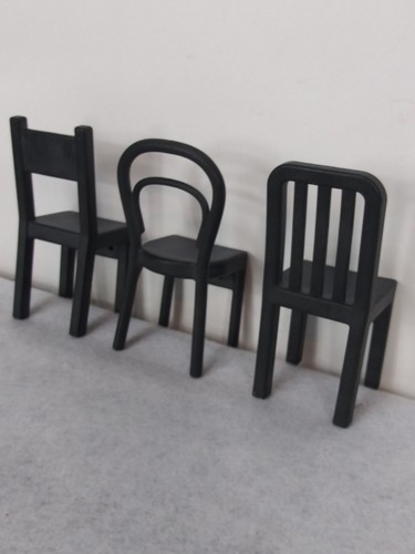 IKEA FJANTIG Set Of 3 Mini Chairs Whimsical Wall Hooks Farmhouse Country Charm - Picture 3 of 10