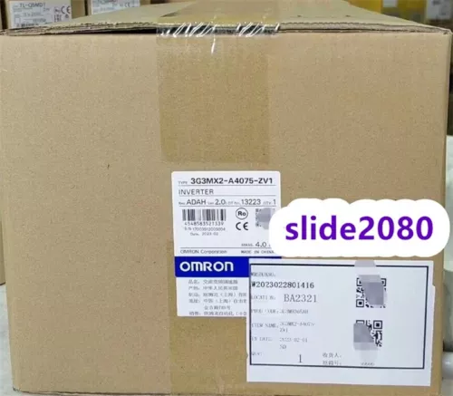 Original Omron 3G3MX2-A4075-ZV1 Inverters PLC New In Box