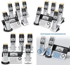 VTech Cordless Phone Answering Machine Bluetooth 5 Handset Super Long Range