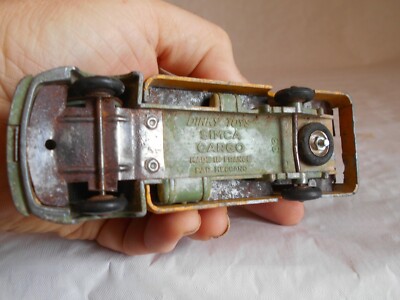 Dinky Toys France - Simca Cargo Fourgon - Réf. 33A - Cabine Verte/Caisse Orange - Années 50 - Collection