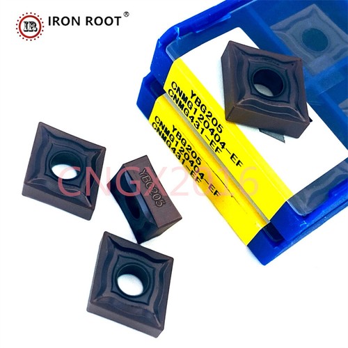 100P CNMG120404-EF YBG205 CNC Cutting Tool Turning Carbide Insert For MCLNR/L - Imagen 2 de 6