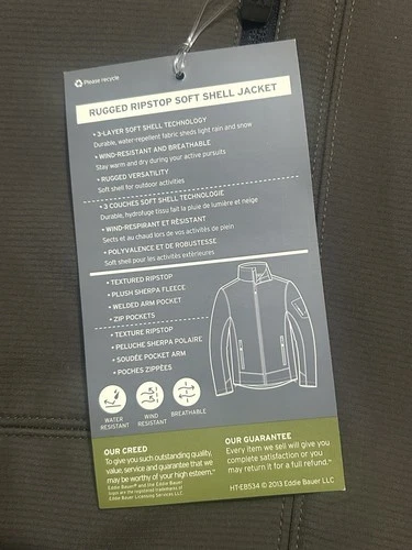 Eddie Bauer Jacket Mercedes Benz Size Large Brand New With Tags image 6