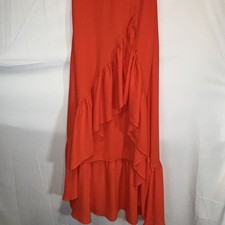 Show Me Your Mumu Skirt Size Medium RETAILS OVER $150 Red Maxi Layers Festival
