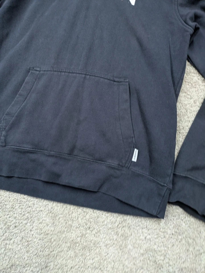 Nixon 连帽衫男式 S 小号黑色套衫冲浪滑板运动衫复古 90 年代 Y2K — 第 2/4 张图片