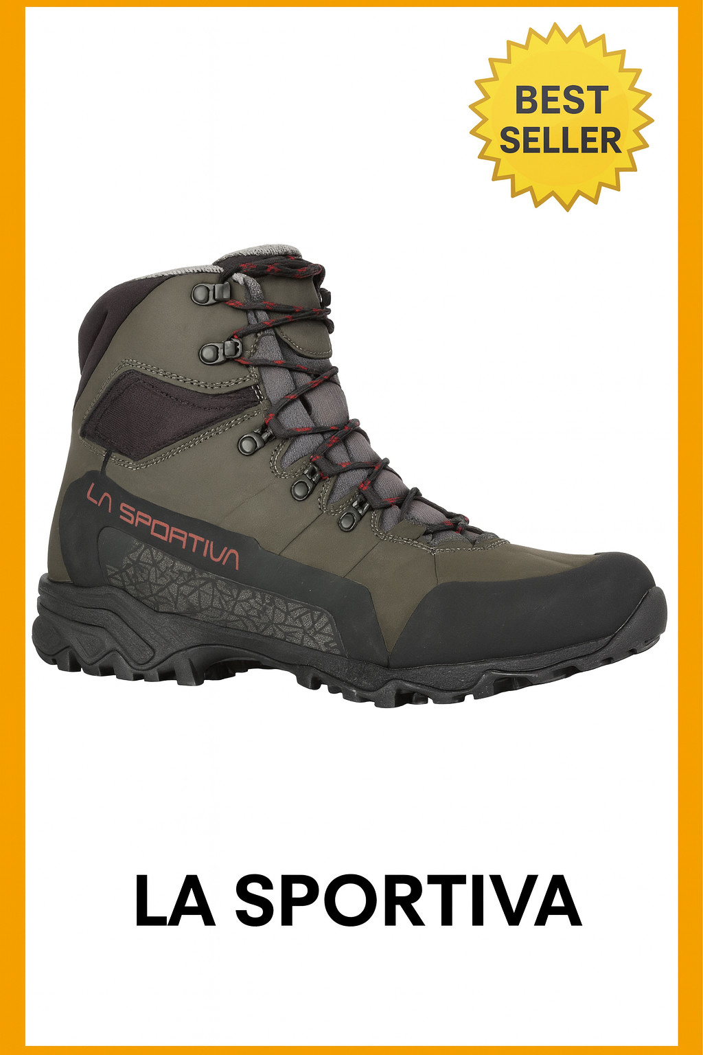 Botas de Senderismo La Sportiva Para Hombre Nucleo High II GTX Carbono/Chile 24X-900309