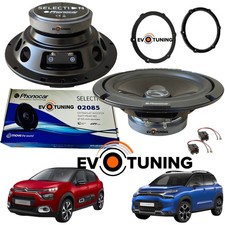 Kit 2 Casse Woofer Phonocar 165mm Anteriori per Citroen C3 II III dal 2009-