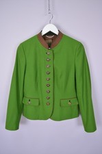 H. Moser Austria Salzburg Blazer Womens US6 38 Green Jacket Lagenlook Germany