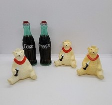 COCA COLA Brand 3 Polar Bear, 2 Coca Cola Bottles, sign replacement light covers