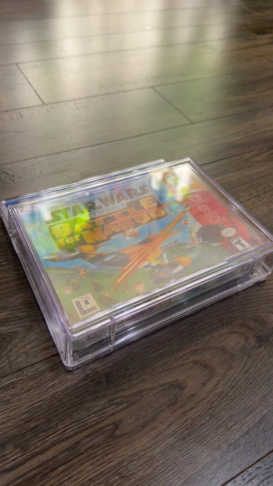 Star Wars Episodio I Batalla por Naboo Nintendo 64 Sellado de Fábrica CGC Calificado 7.5!! Foto 3 de 3