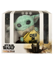 Star Wars The Mandalorian Grogu Baby Yoda The Child on Board Plush Hanging Sign