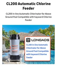 CL200 Inline Pool Automatic Chlorinator Feeder Hayward Replacement 9lb Capacity