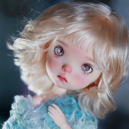 1/6 BJD Doll SD Landoudou Jointed Flexible Eyes Face Makeup Resin Girl Xmas Gift - Picture 3 of 12