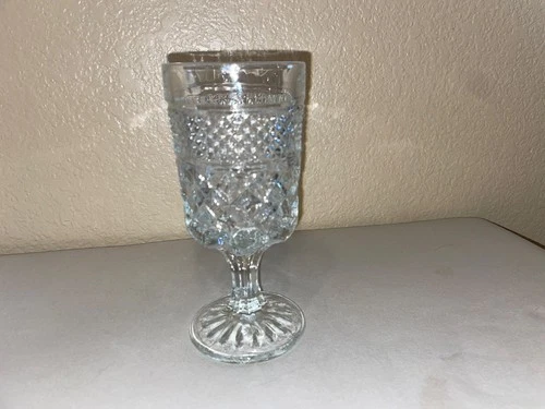 Vintage Anchor Hocking WEXFORD 6.75” Claret Wine Glasses Goblets