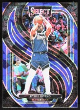 2024-25 Panini Select Blue Cracked Ice Kyrie Irving Premier Dallas Mavericks