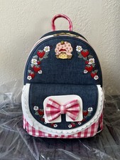Loungefly Strawberry Shortcake Faux Denim Mini Backpack - NWT
